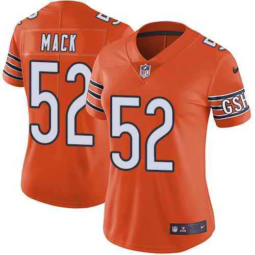 Women Nike Bears 52 Khalil Mack Orange Color Rush Limited Jersey Dzhi,We sell and wholesale Women Nike Bears 52 Khalil Mack Orange Color Rush Limited Jersey Dzhi on line form chian!